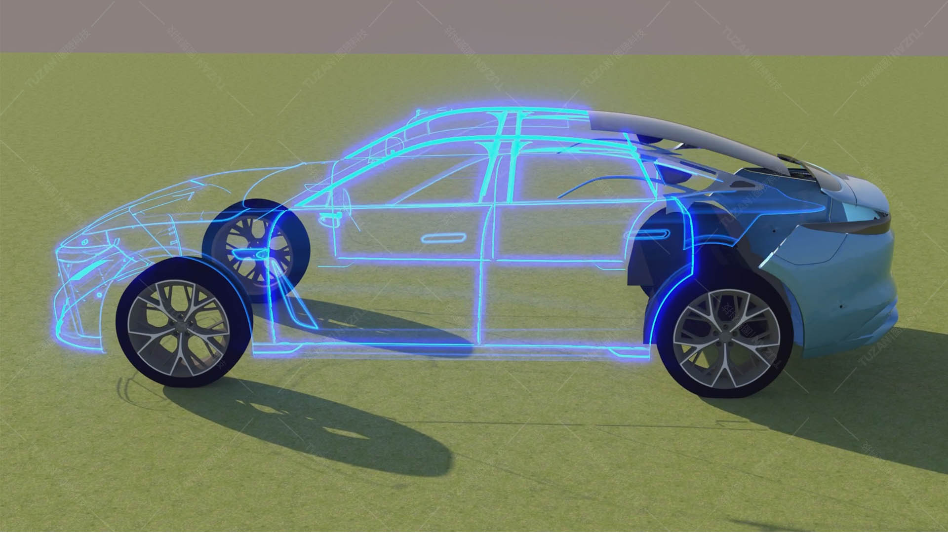 新能源汽車互動展示系統